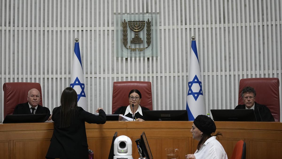 Israel's Supreme Court hears case against a law protecting Netanyahu from being removed from office